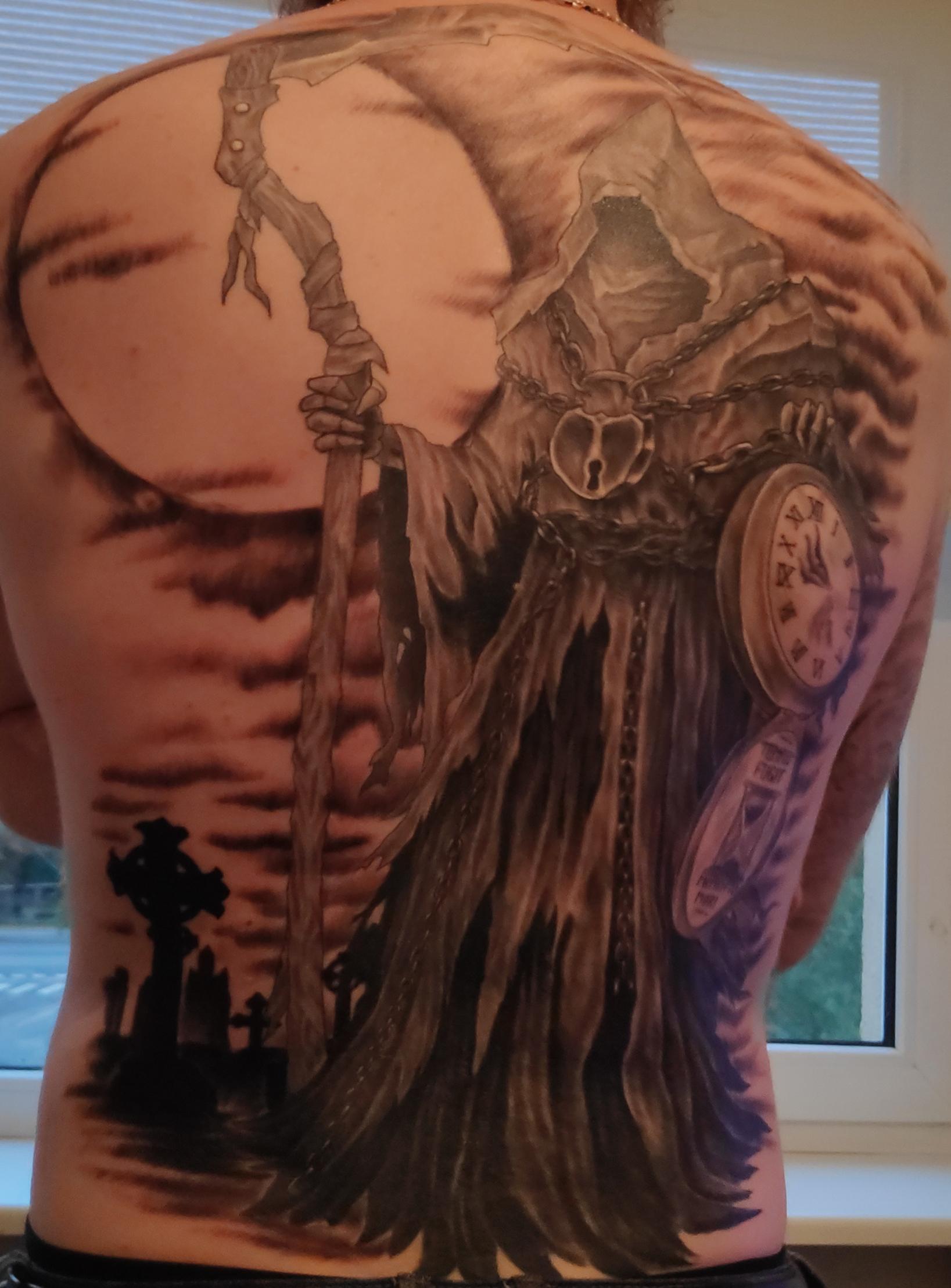 Grim Reaper tattoos for men 0054