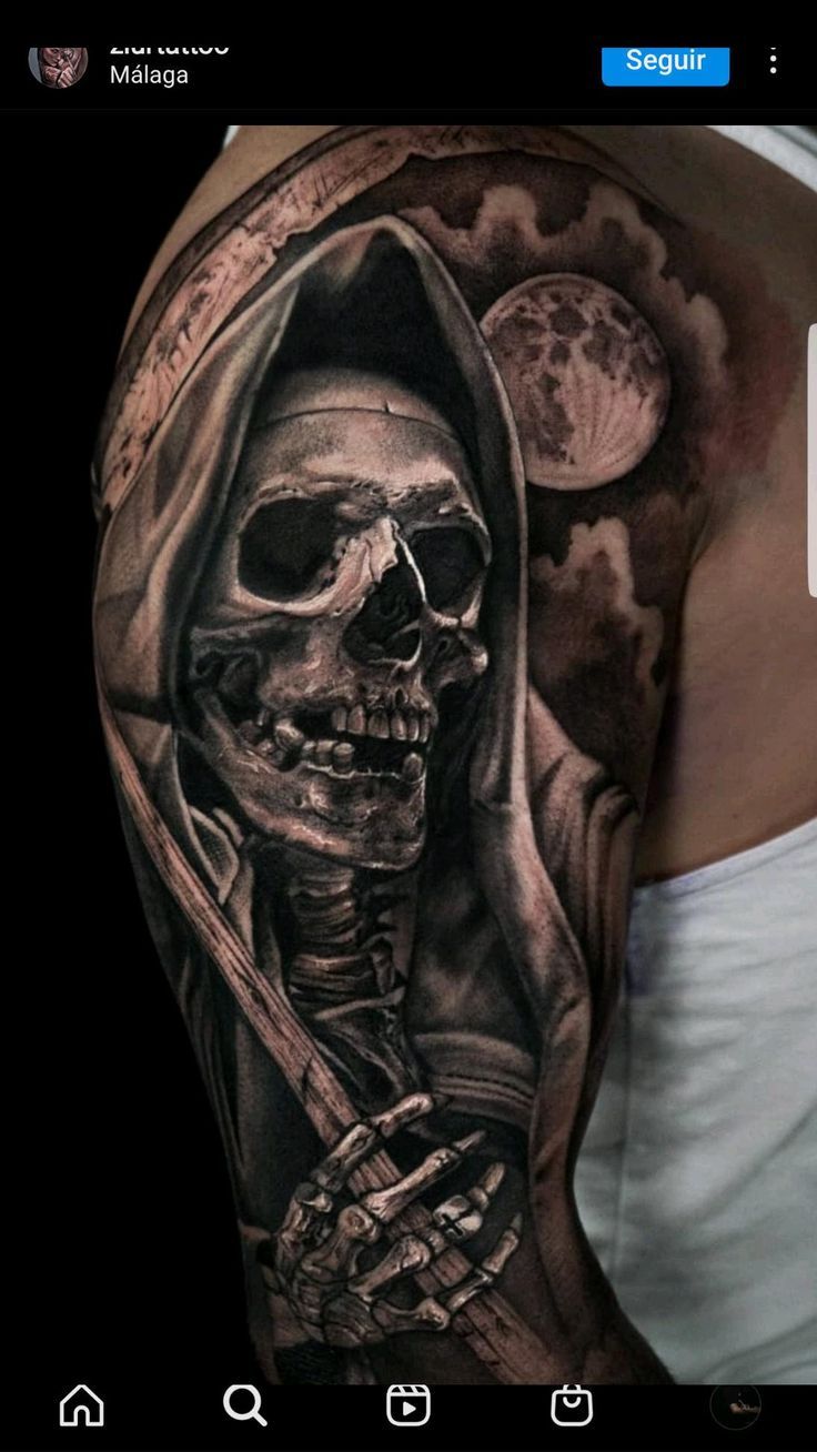 Grim Reaper tattoos for men 0061