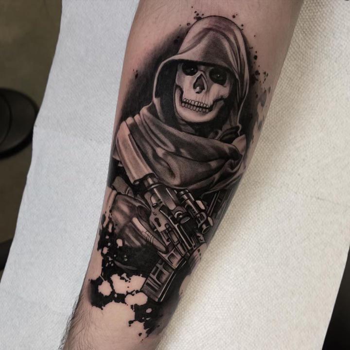 Grim Reaper tattoos for men 0062