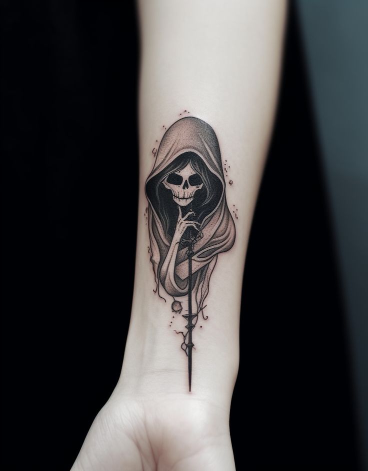 Grim Reaper tattoos for men 0067