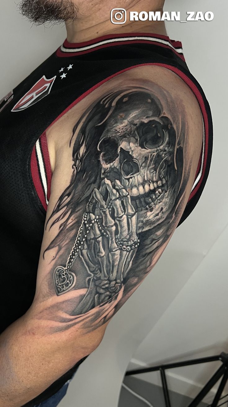 Grim Reaper tattoos for men 0069