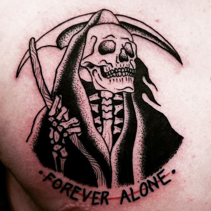 Grim Reaper tattoos for men 0070