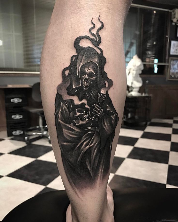 Grim Reaper tattoos for men 0081