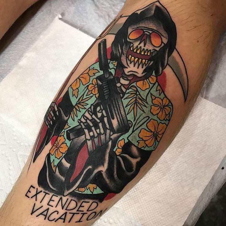 Grim Reaper tattoos for men 0082