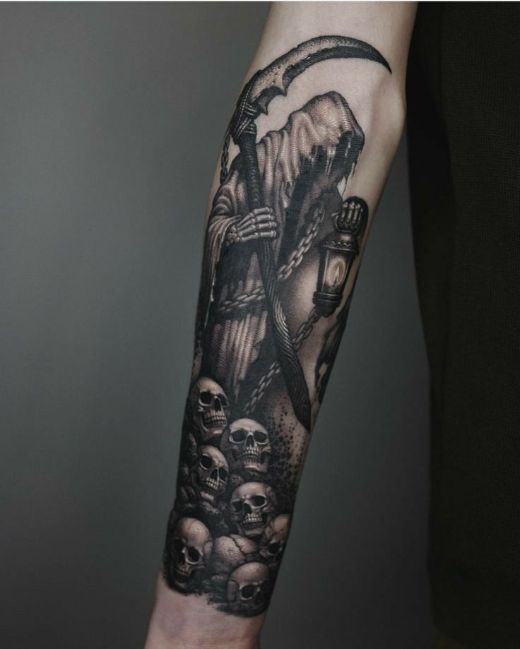 Grim Reaper tattoos for men 0083