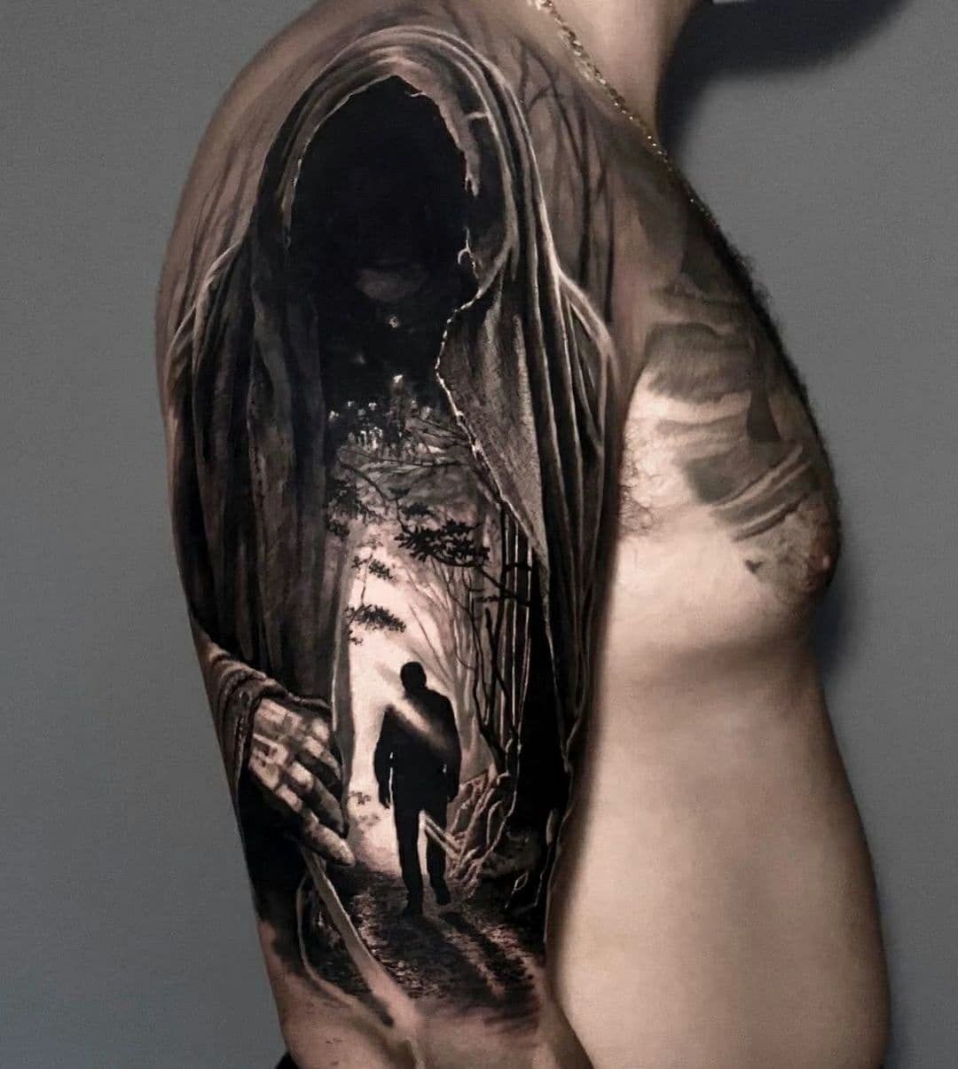 Grim Reaper tattoos for men 0084