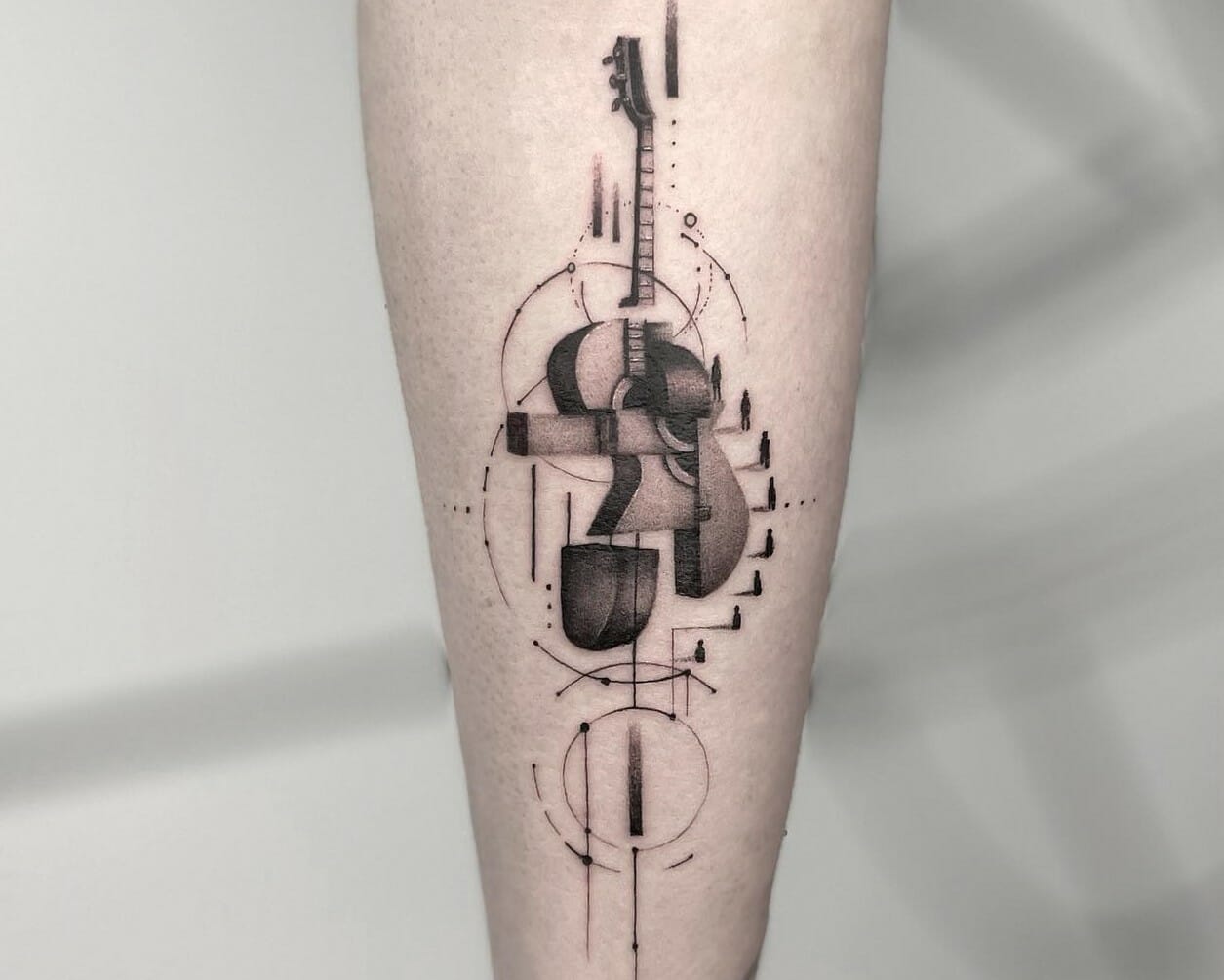 guitar tattoos for men 0020