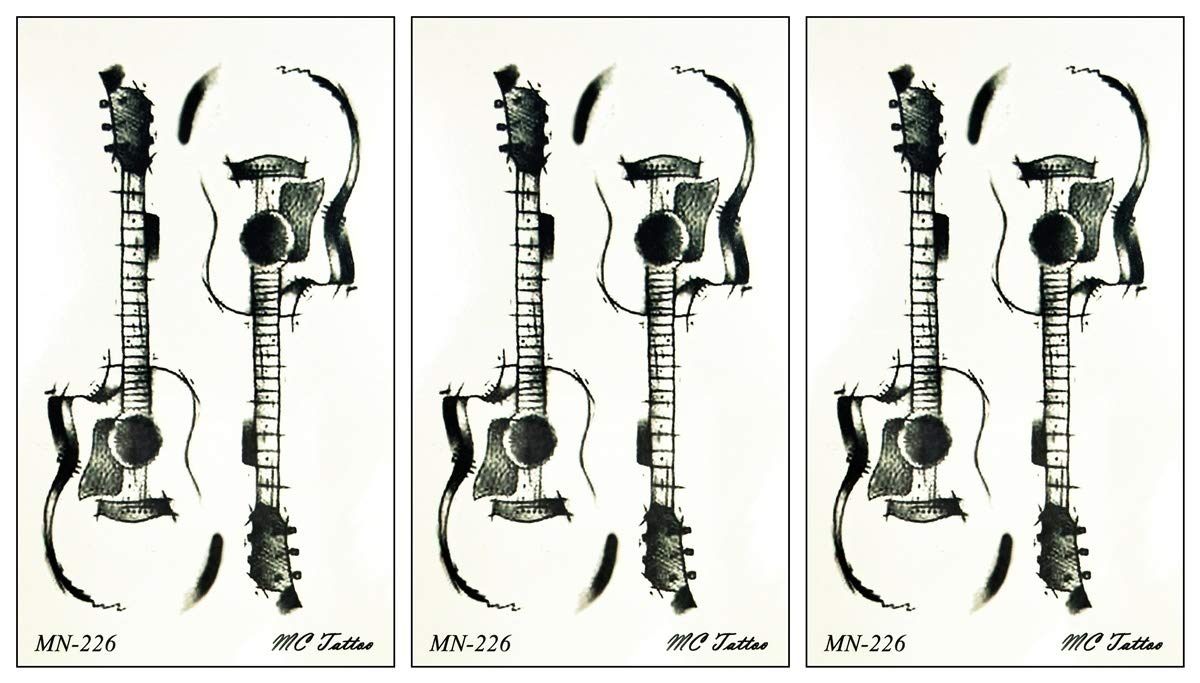 guitar tattoos for men 0029