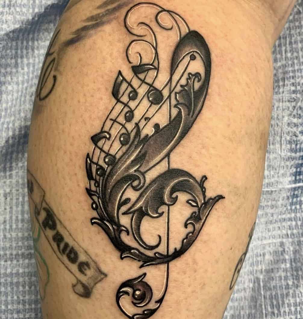 guitar tattoos for men 0033