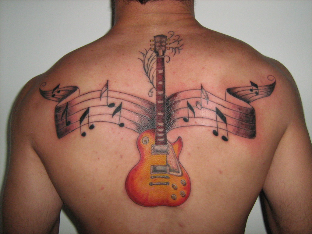 guitar tattoos for men 0048