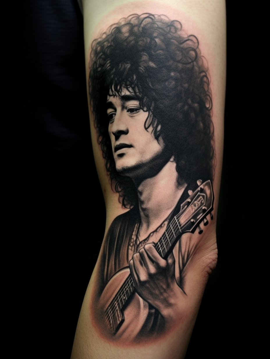 guitar tattoos for men 0051