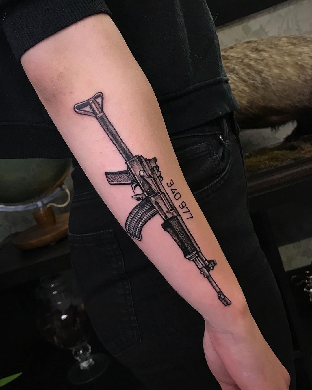 gun tattoos for men 0013