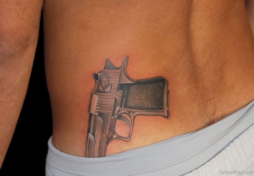 gun tattoos for men 0020