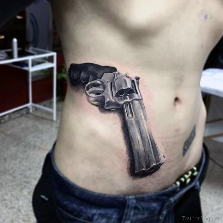 gun tattoos for men 0031