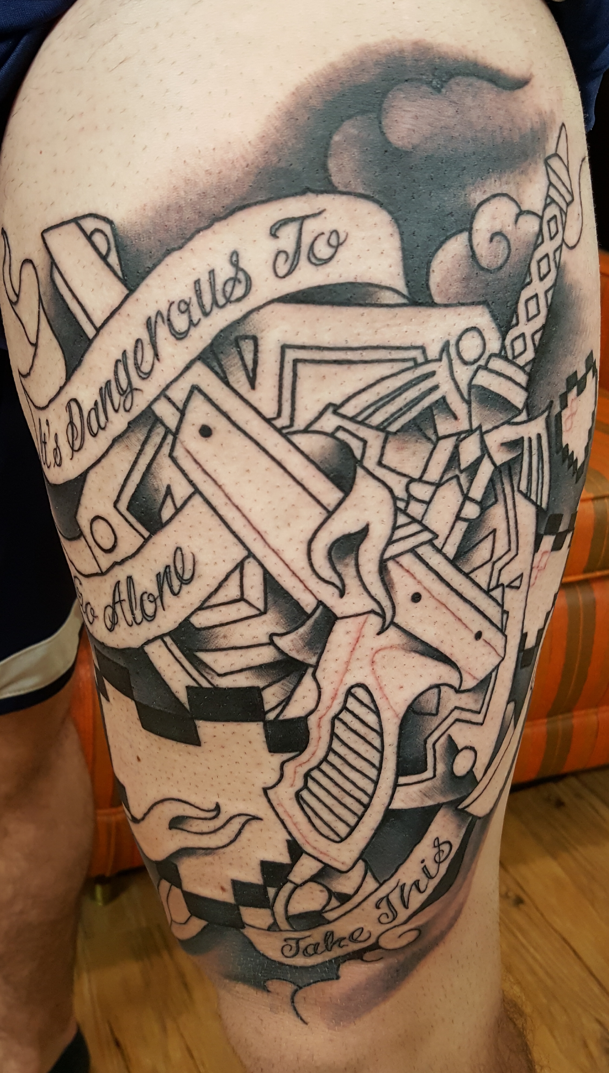 gun tattoos for men 0041