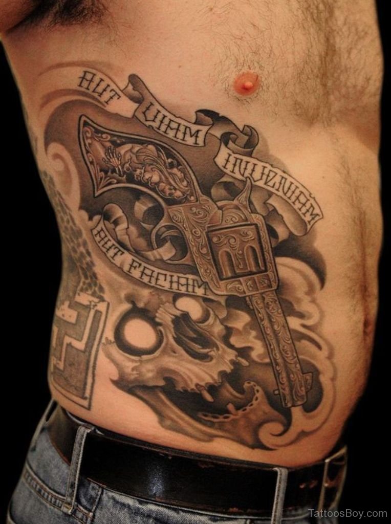 gun tattoos for men 0047