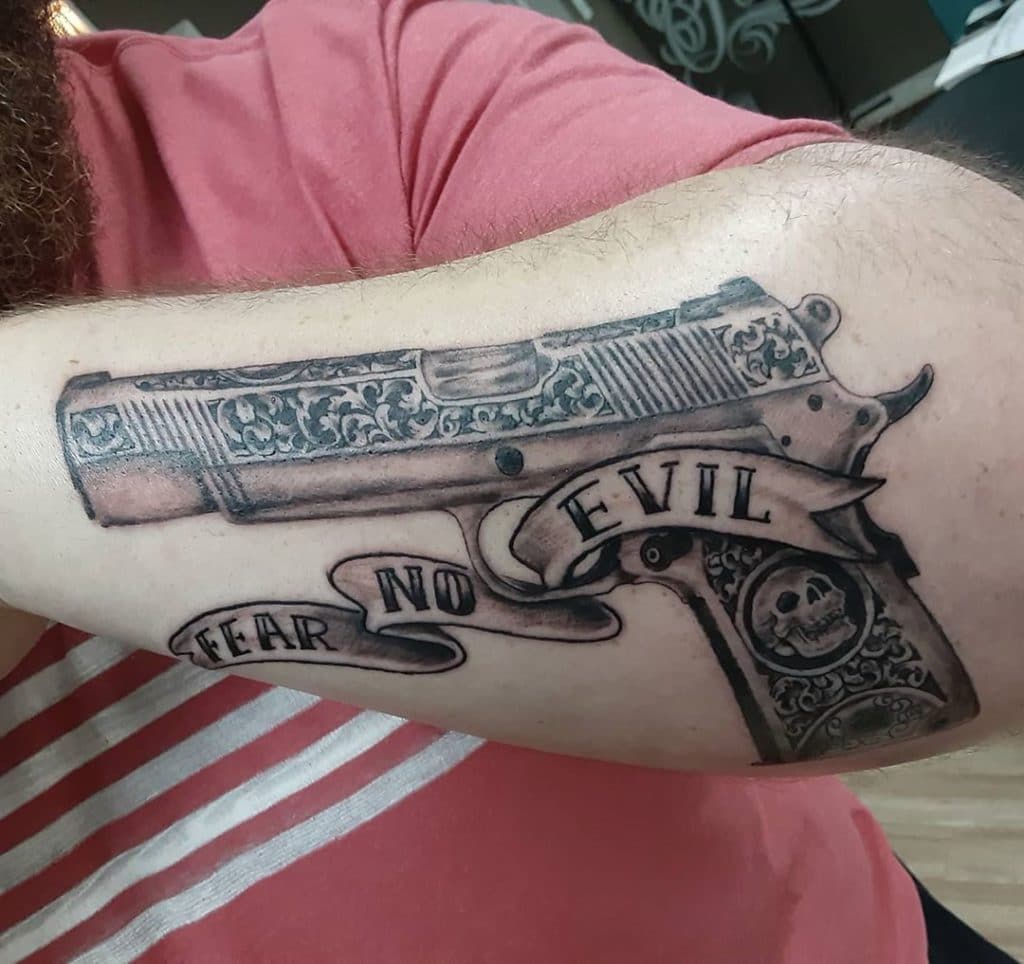 gun tattoos for men 0054