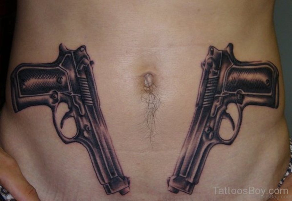 gun tattoos for men 0063