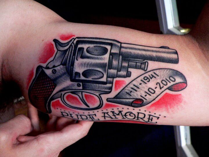 gun tattoos for men 0076