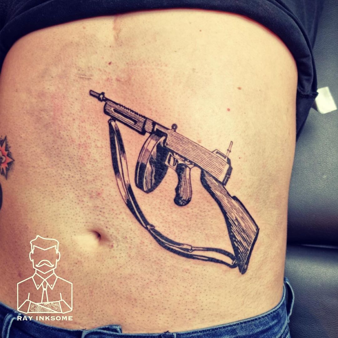 gun tattoos for men 0080