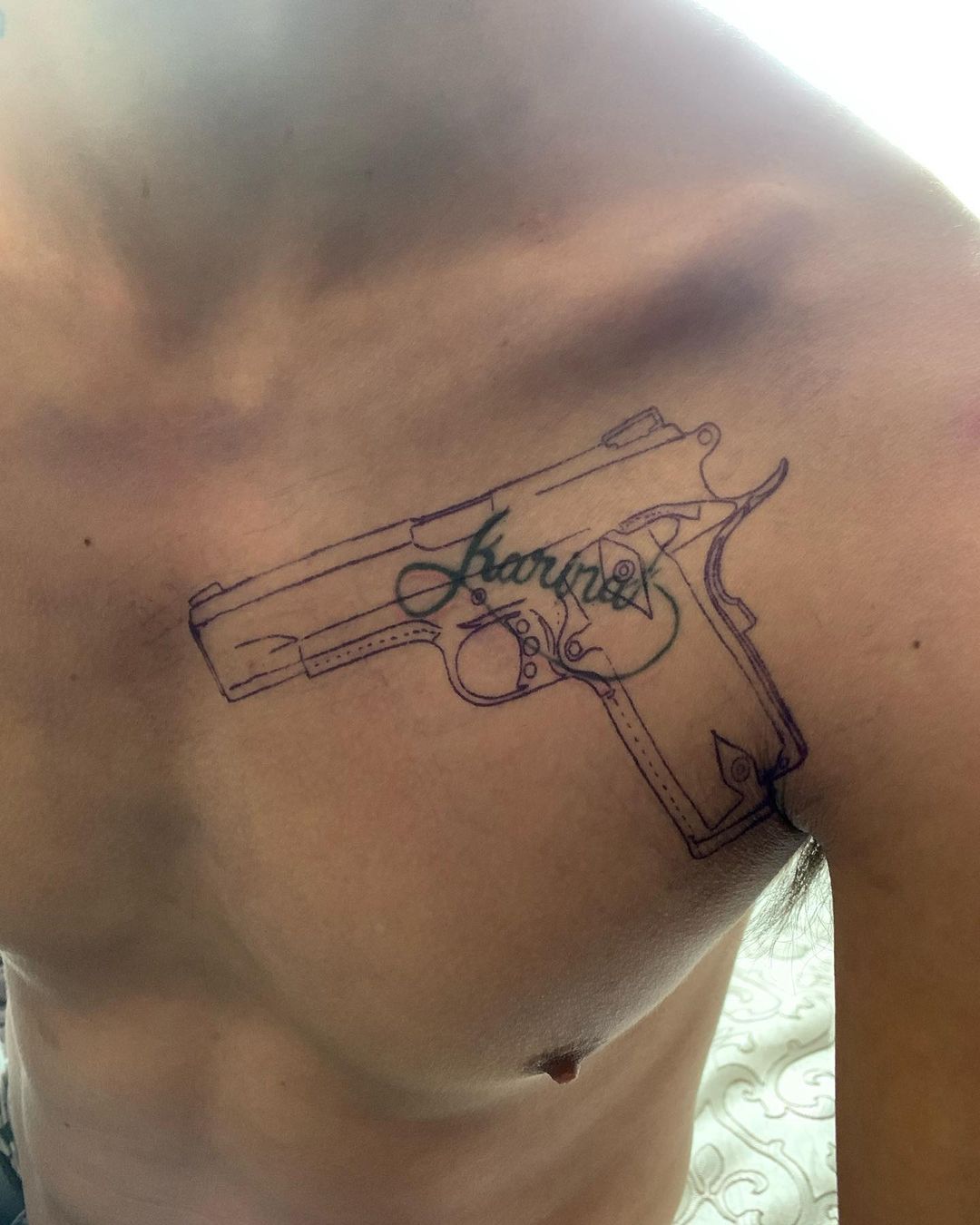 gun tattoos for men 0086