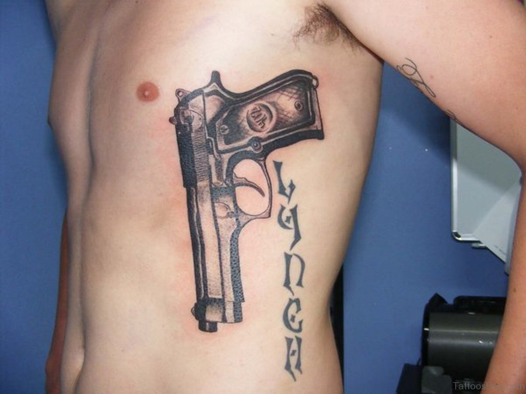 gun tattoos for men 0089