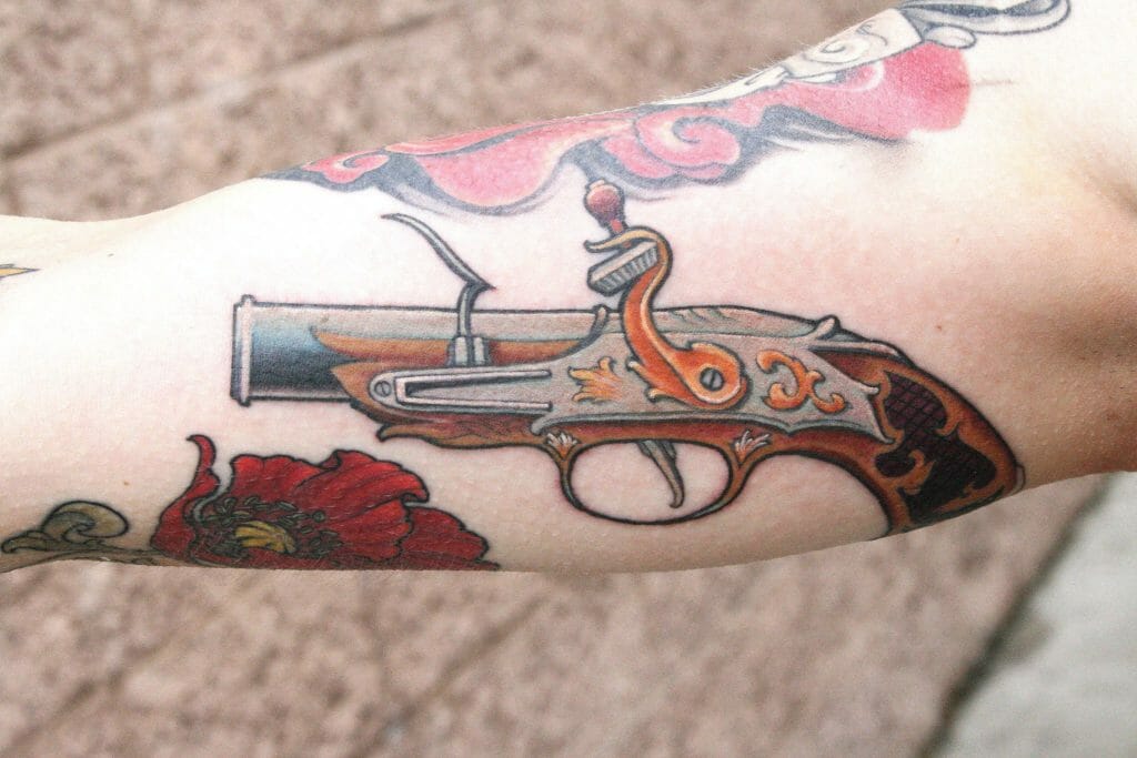 gun tattoos for men 0092