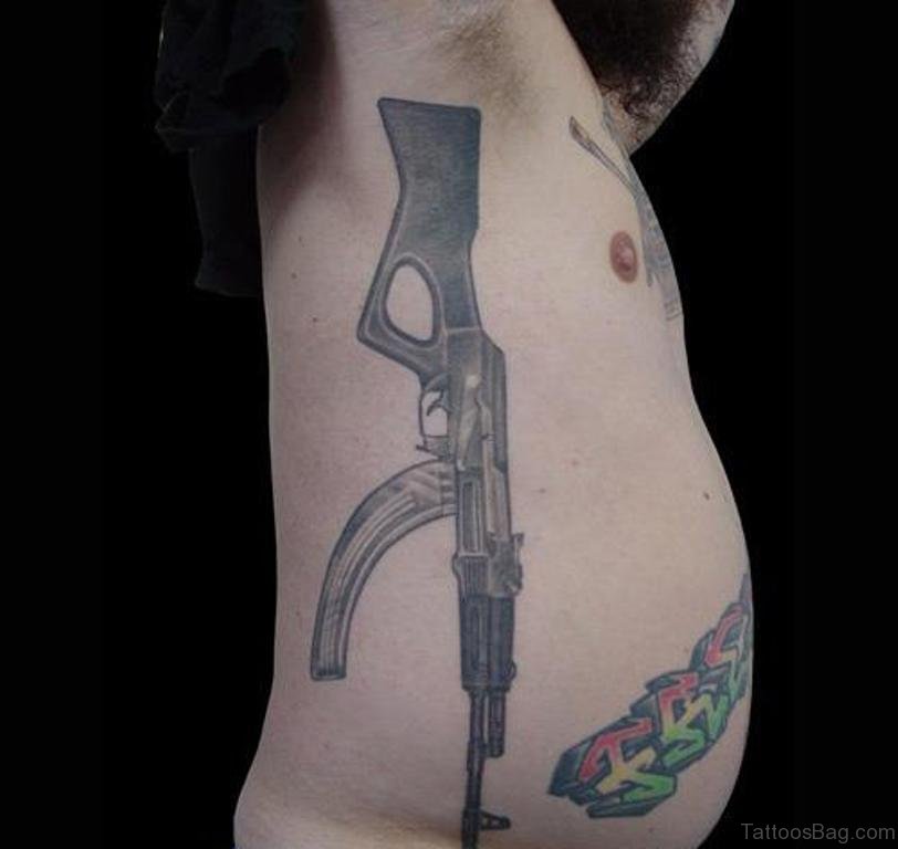 gun tattoos for men 0099