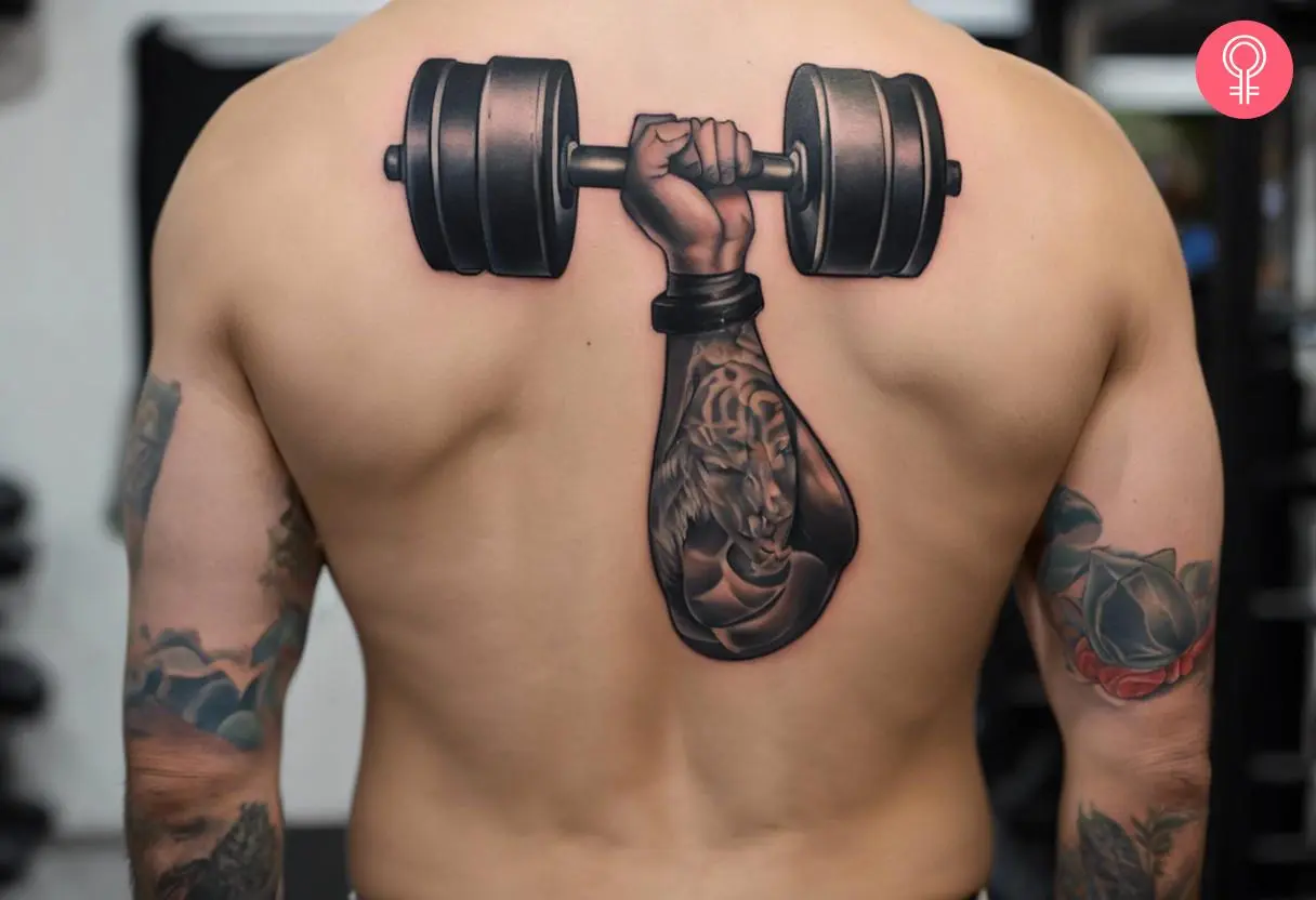 gym tattoo ideas for men 0017