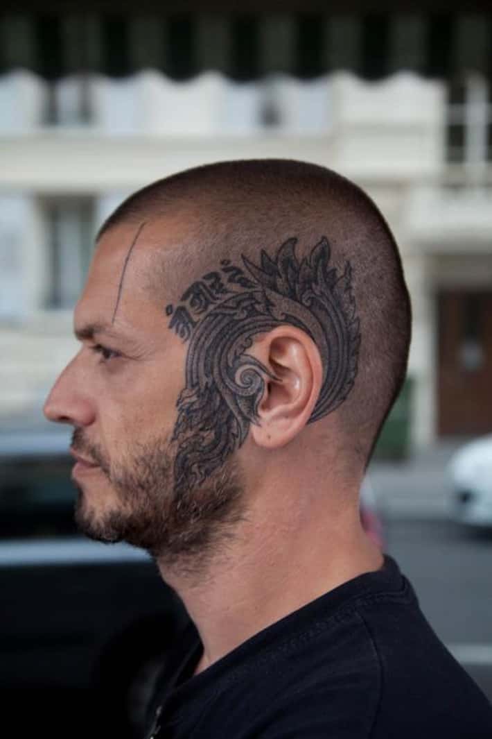 hair tattoos for men 0025