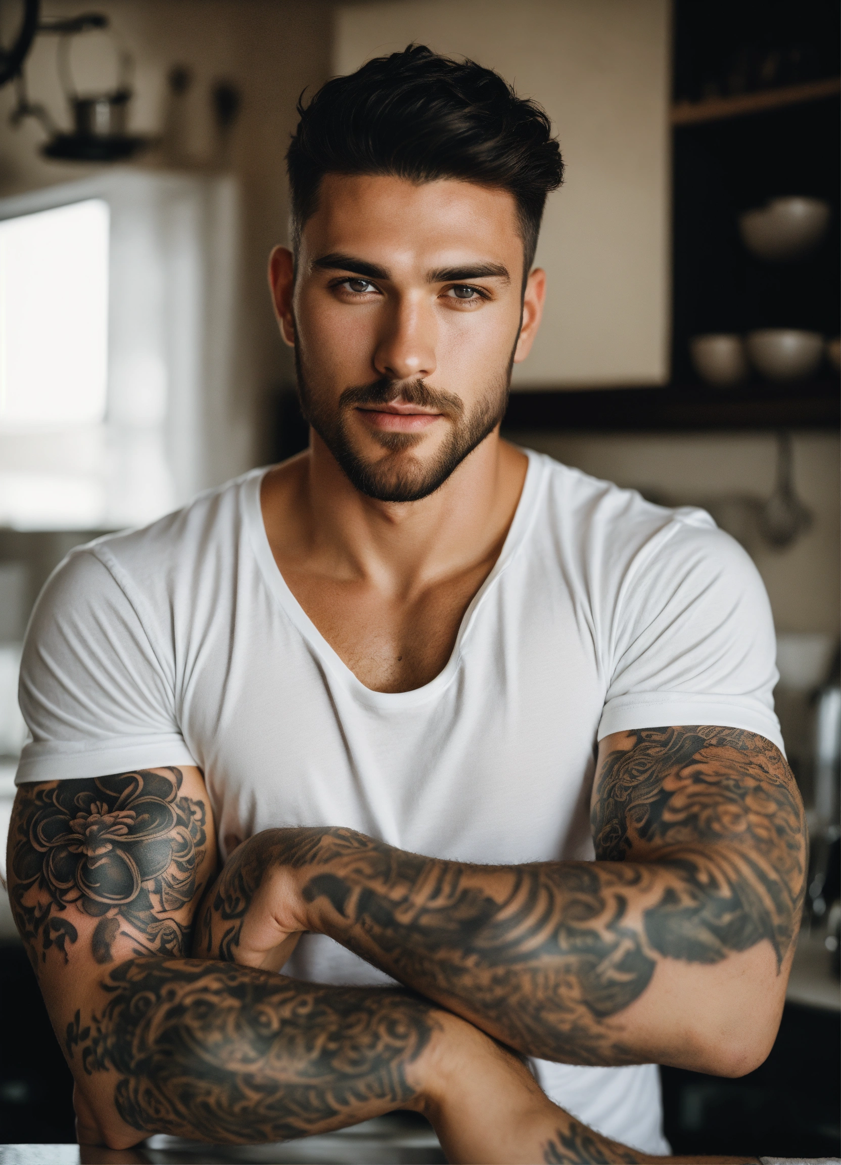 hair tattoos for men 0036