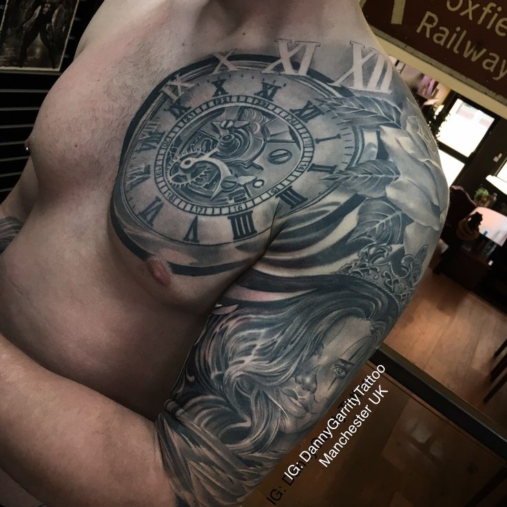 half chest tattoos for men 0015