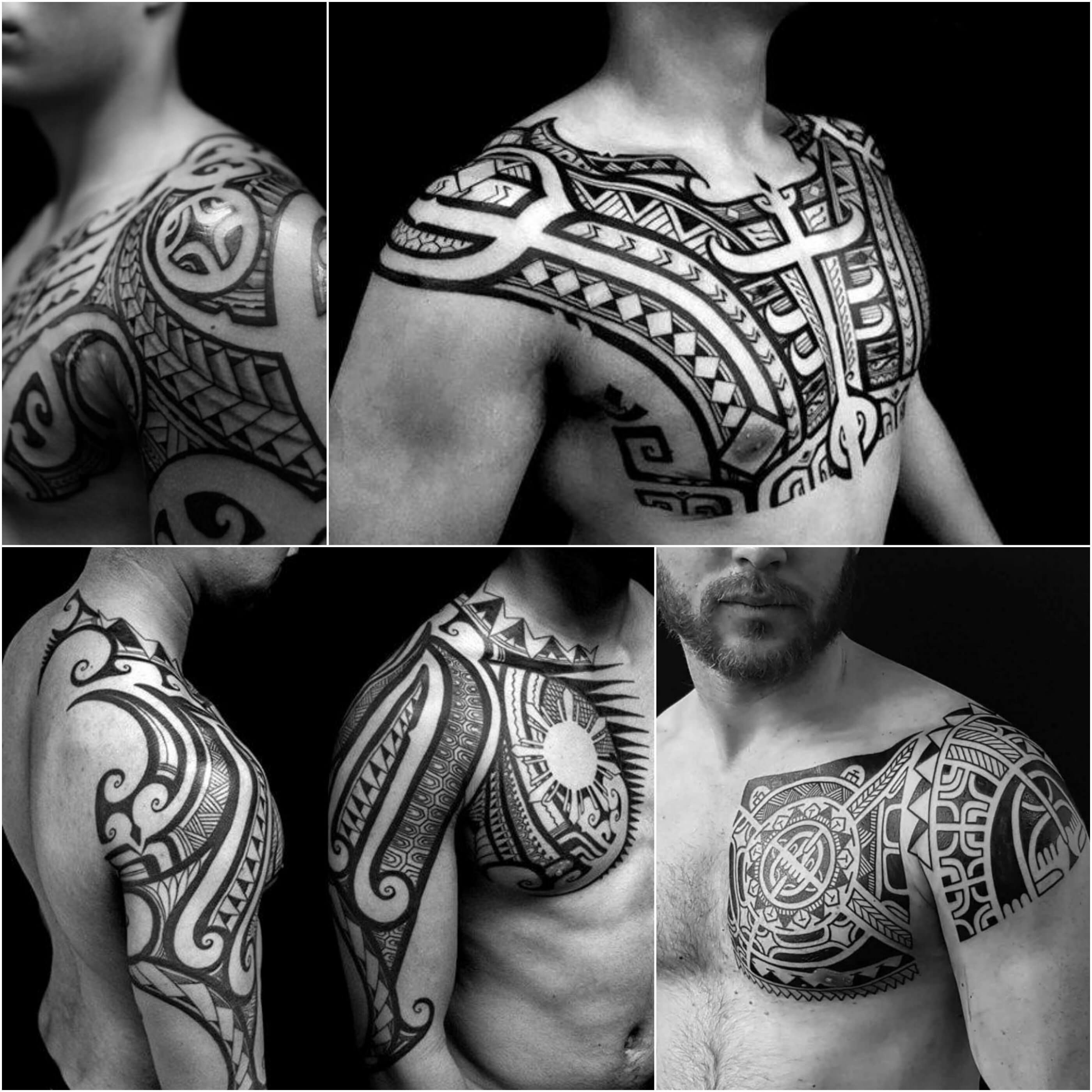 half chest tattoos for men 0046