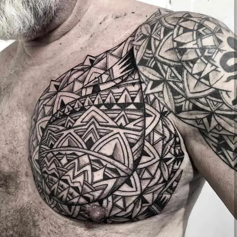 half chest tattoos for men 0067