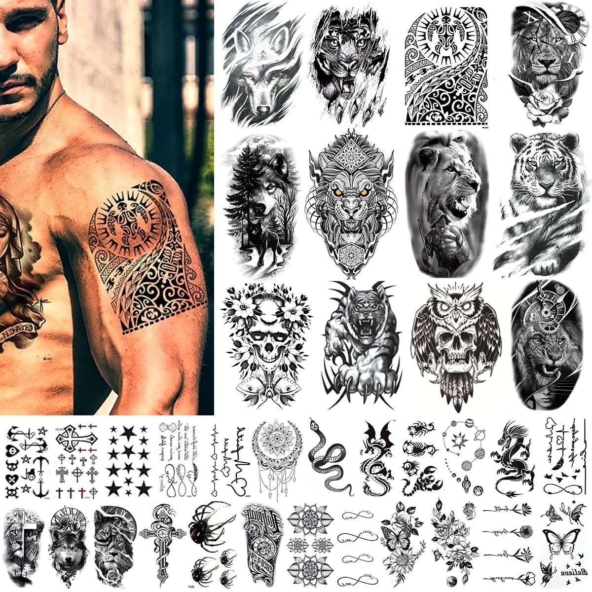 half chest tattoos for men 0097