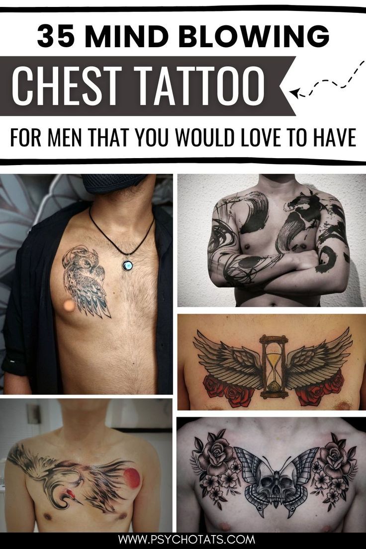 half chest tattoos for men 0098