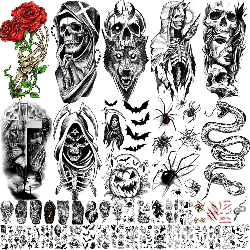 Halloween tattoos for men ideas