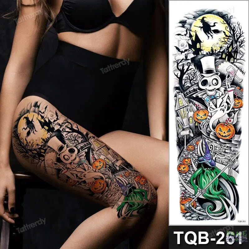 Halloween tattoos for men 0012