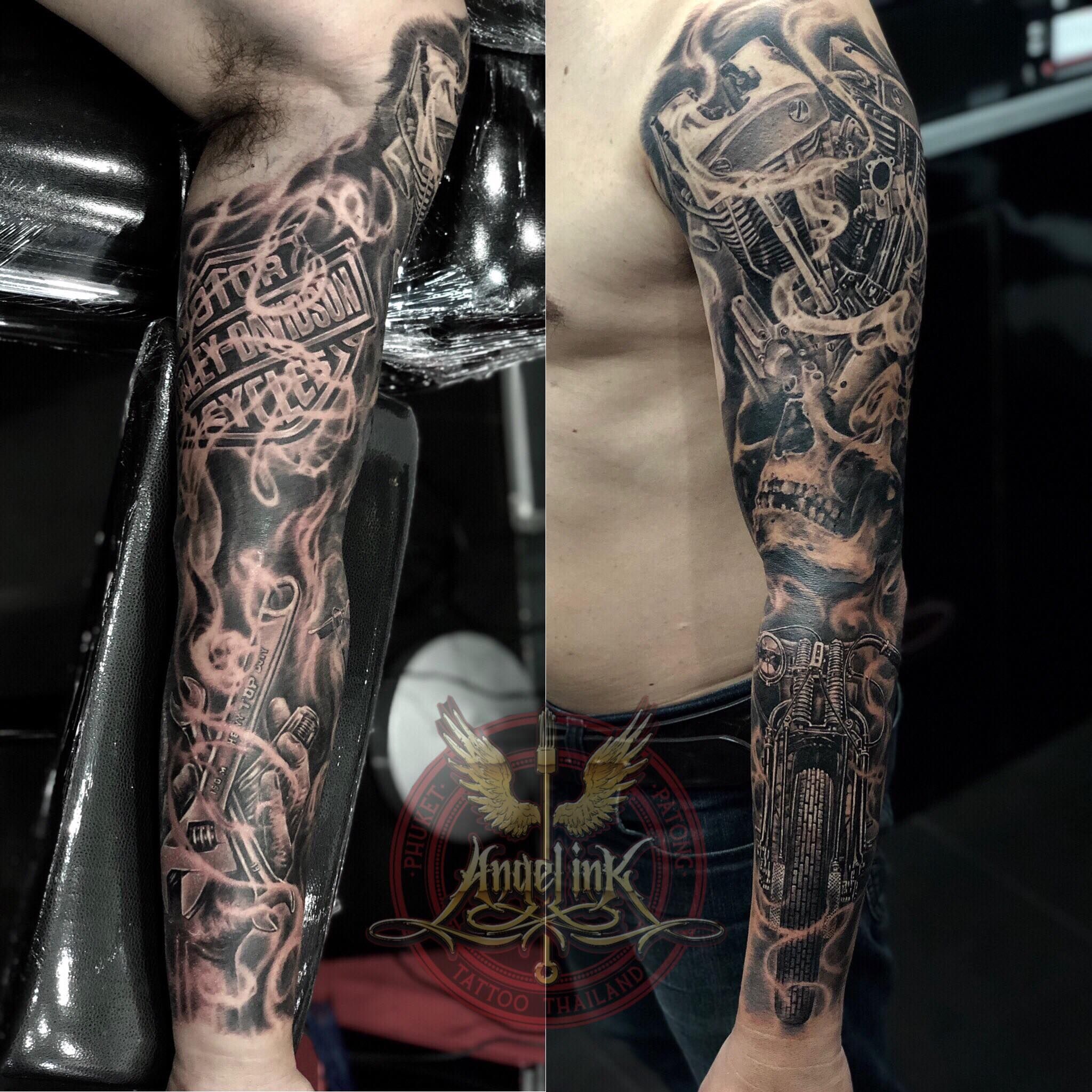 Harley Davidson tattoos for men 0026