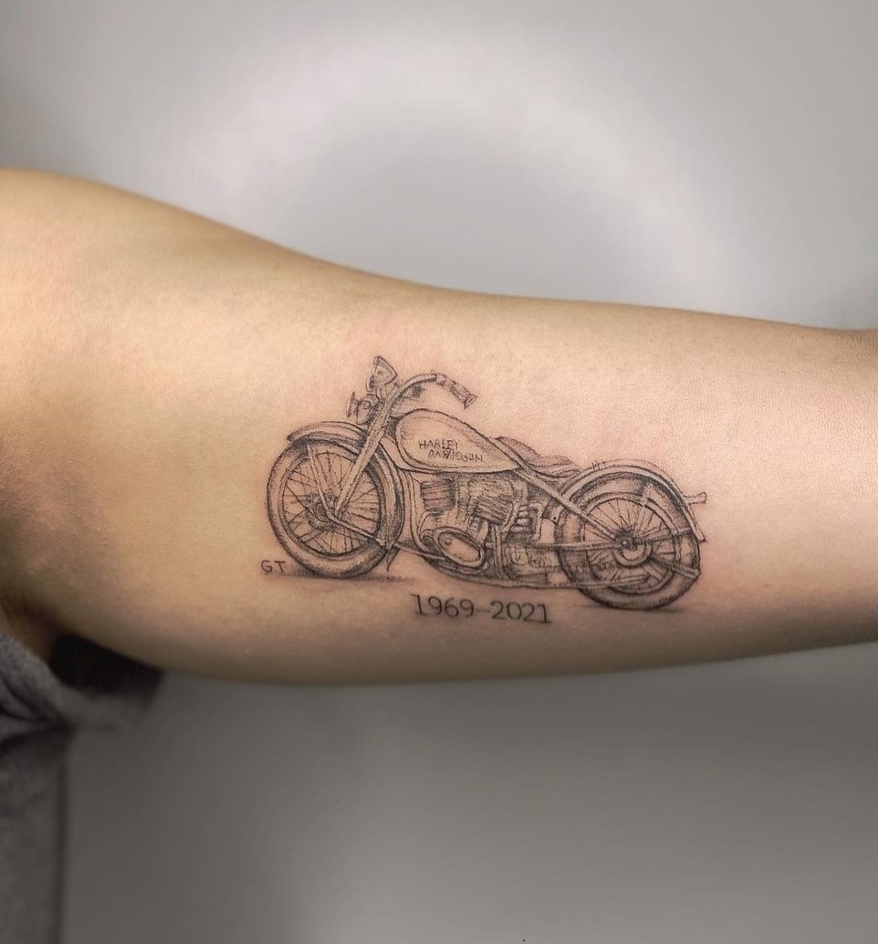 Harley Davidson tattoos for men 0040