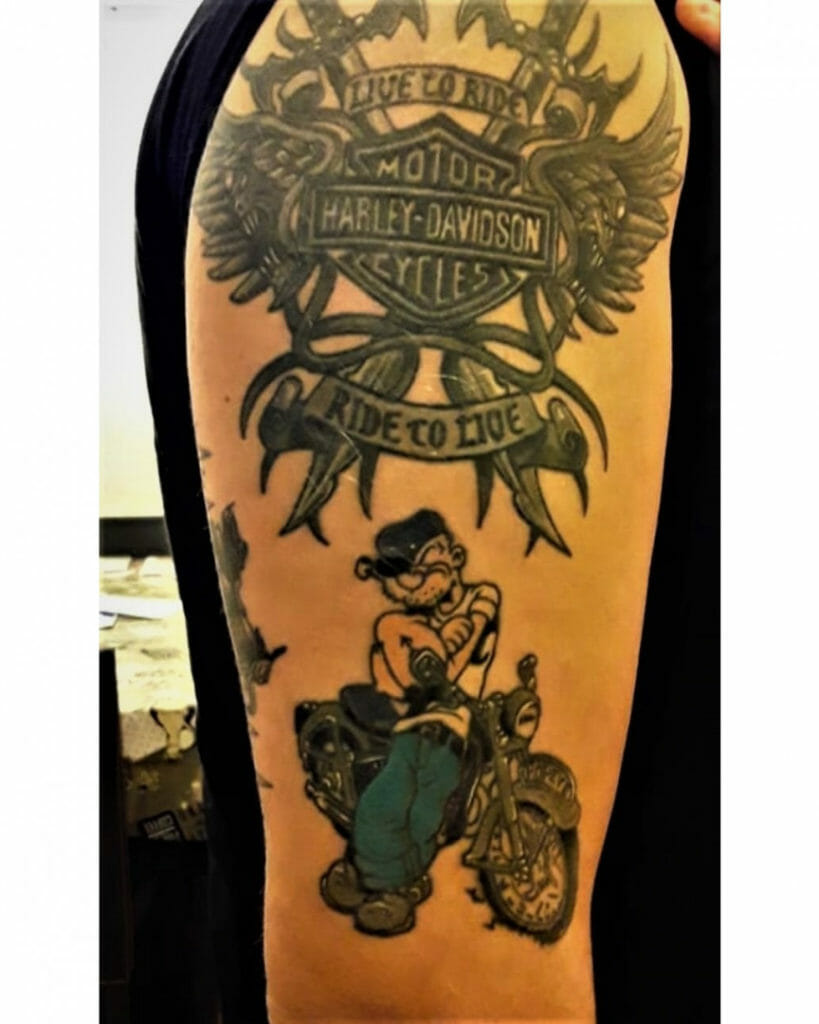 Harley Davidson tattoos for men 0042