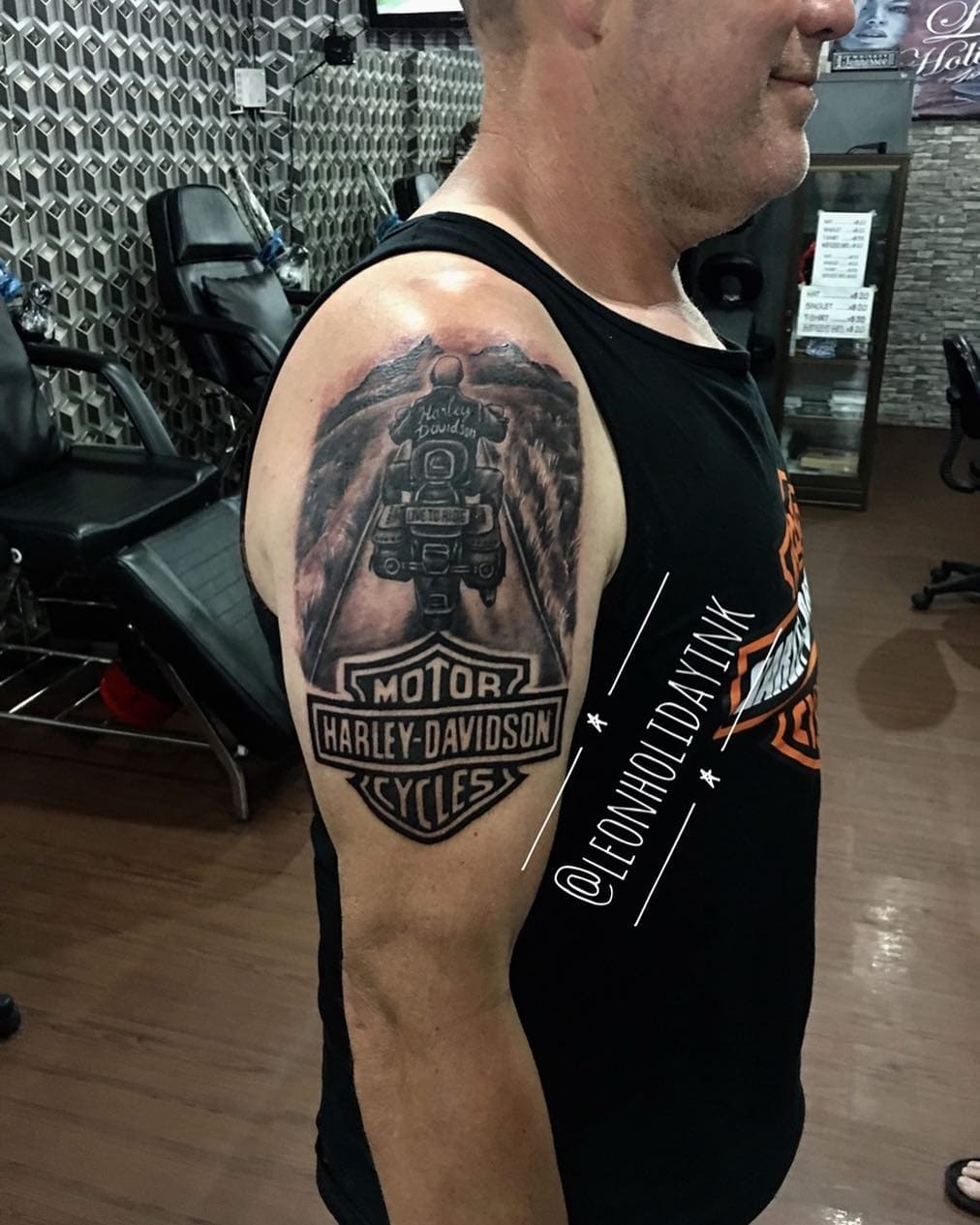 Harley Davidson tattoos for men 0044