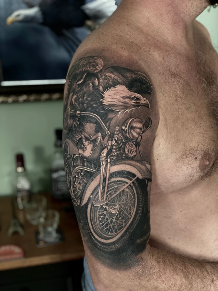 Harley Davidson tattoos for men 0069