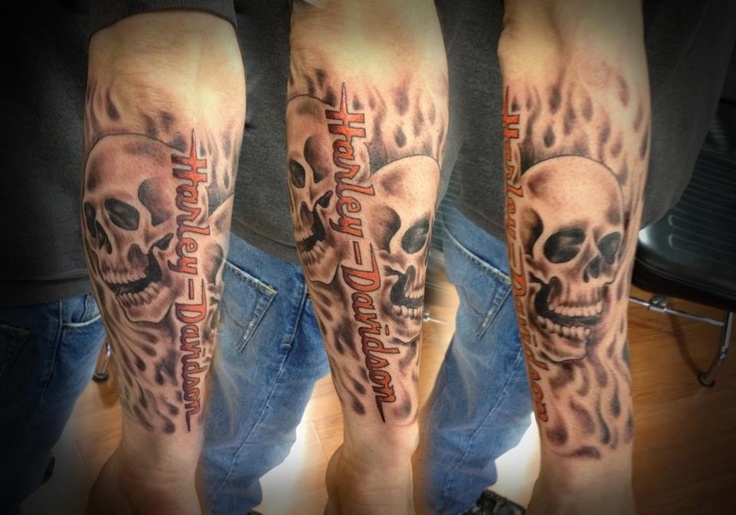 Harley Davidson tattoos for men 0080