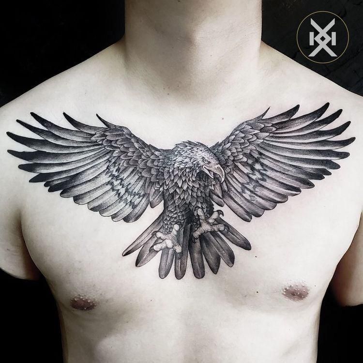 hawk tattoos for men 0043