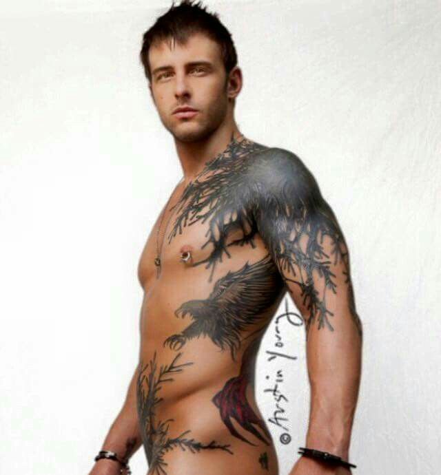 hawk tattoos for men 0044