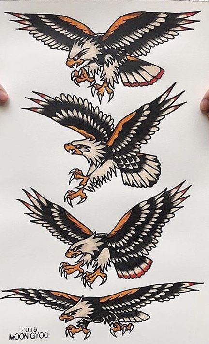 hawk tattoos for men 0059