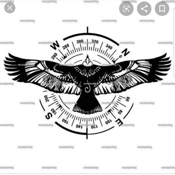 hawk tattoos for men 0076