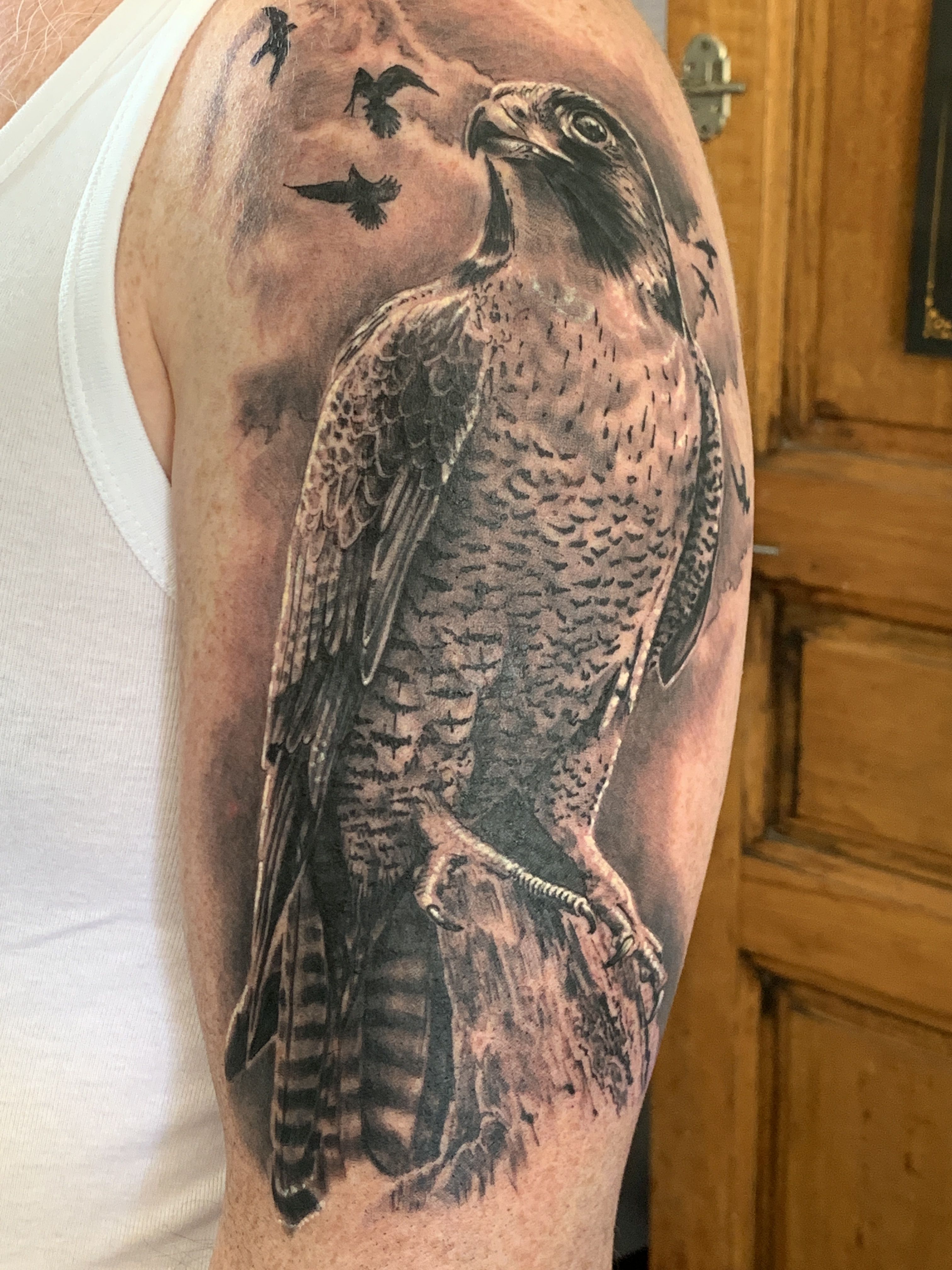 hawk tattoos for men 0086