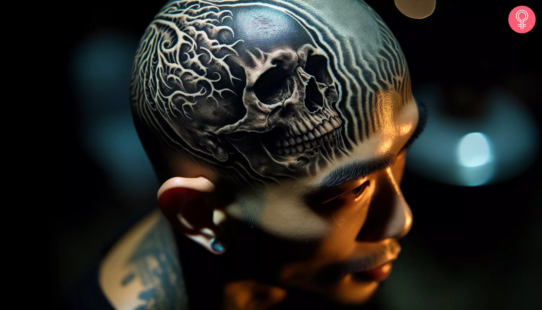 head tattoos for men 0013